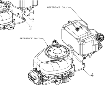 Fuel Accessories Diagram and Parts List for XT1-LT42B (13ALA9TSA10)(2023) Cub Cadet Lawn Tractor